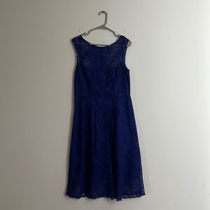 EUC Adrianna Papell blue dress, size 10